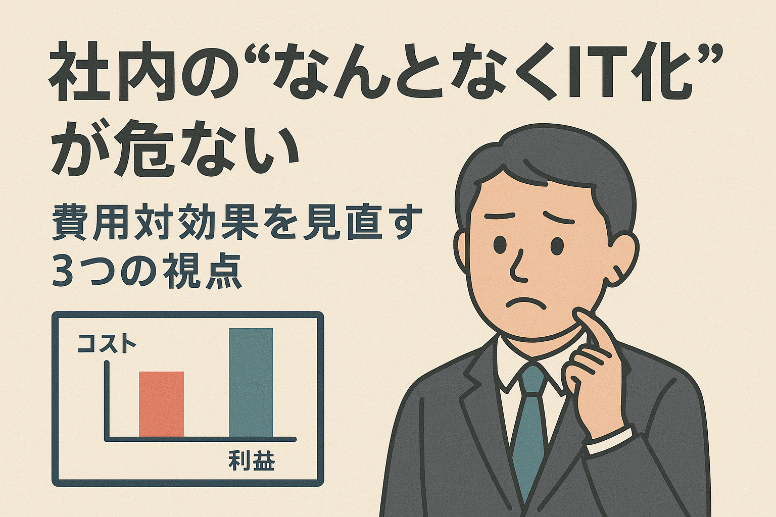 社内の“なんとなくIT化”が危ない