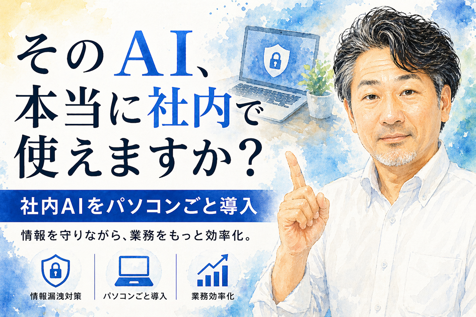 そのAI社内で使えますか？