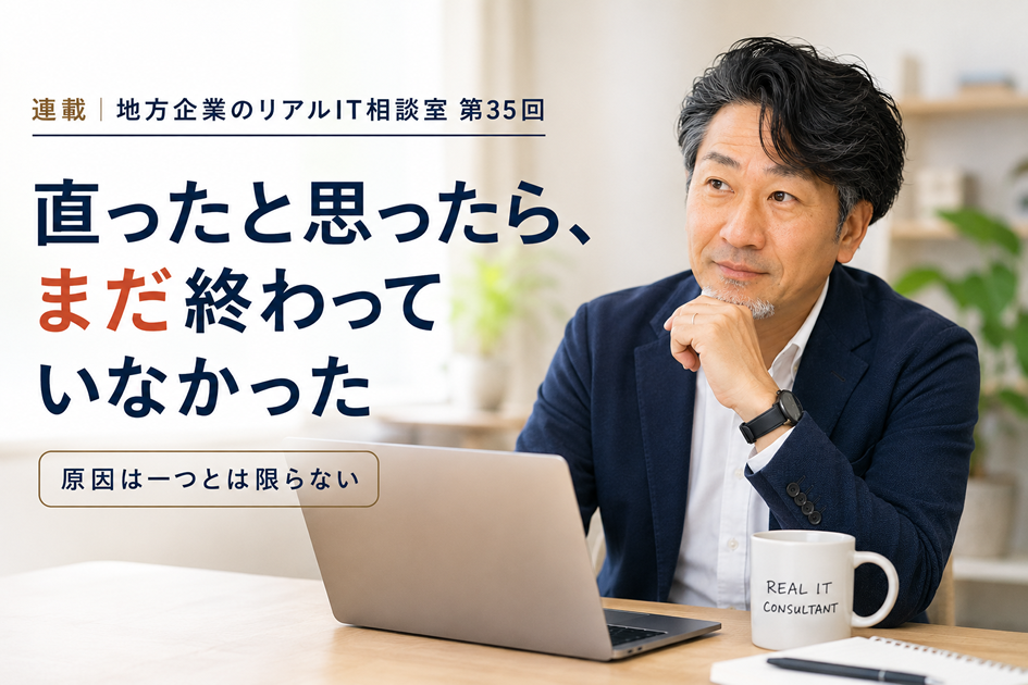 連載｜地方企業のリアルIT相談室 第35回
